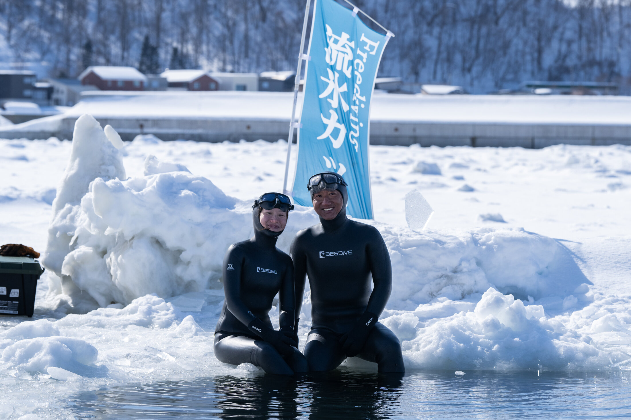 流氷フリーダイビングカップの参加者